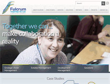 Tablet Screenshot of fulcrumgroup.co.uk